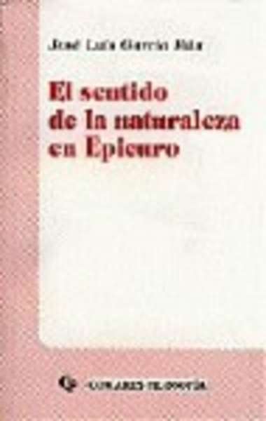 El sentido de la naturaleza en Epicuro