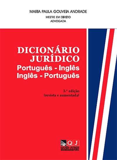 Diccionario jurídico portugués-inglés / inglés-portugués