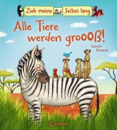 Zieh meine Seiten lang - Alle Tiere werden groooss!