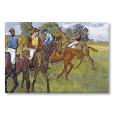 IMÁN E. Degas - Race Horses