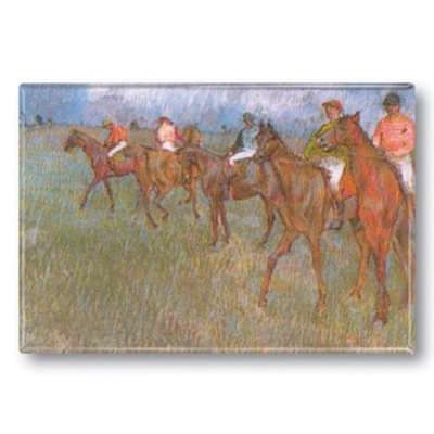 IMÁN E. Degas - Jockeys in the Rain
