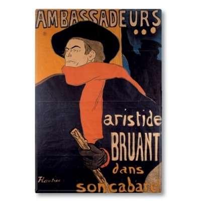 IMÁN H. Toulouse-Lautrec - Ambassadeurs-Aristide Bruant