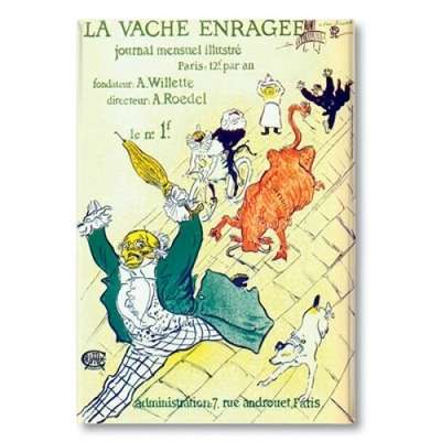 IMÁN H. Toulouse-Lautrec - La Vache Enragee