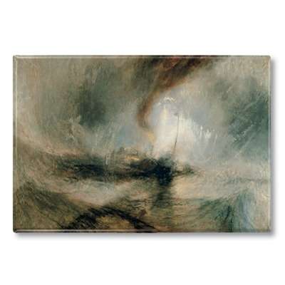 IMÁN J. M. W. Turner - Snow Storm - Steam-Boat off a Harbour's Mouth