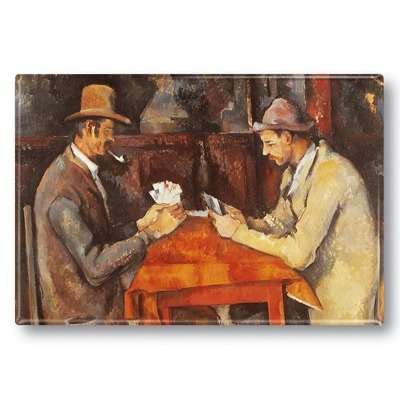 IMÁN Cezanne - The Card Players