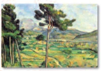 IMÁN Cezanne - Sainte-Victoire Mountain from Bellevue