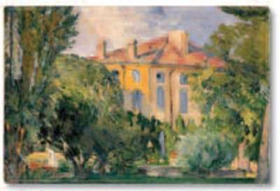 IMÁN Cezanne - View of Jas de Bouffan