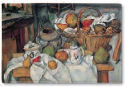 IMÁN Cezanne - Still Life with Fruit Basket