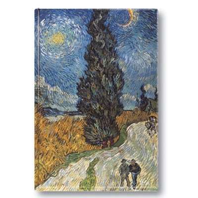 IMÁN Van Gogh - Road with Cypress and Star