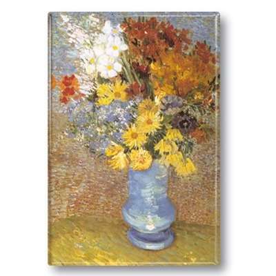 IMÁN Van Gogh - Flowers in a Blue Vase