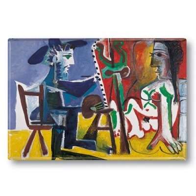 IMÁN Picasso - El pintor y la modelo