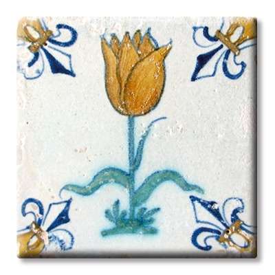 IMÁN Delft - Tulp geel