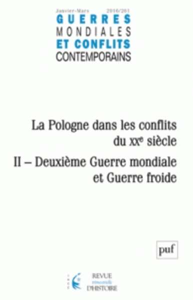 Guerres mondiales et conflits contemporains N  261/2016