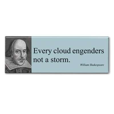 IMÁN W. Shakespeare - Every cloud...