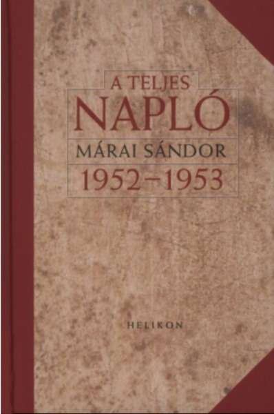 A teljes napló 1952-1953