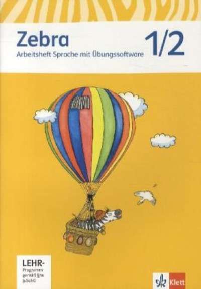 Zebra 1./2. Schuljahr, Arbeitsheft Sprache mit CD-ROM