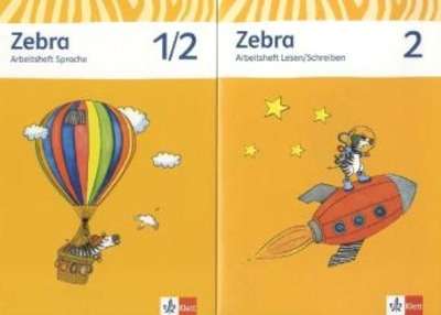 Zebra 2. Schuljahr, Arbeitsheft Lesen 2 Hefte ohne CD-ROM