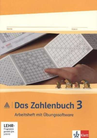 Das Zahlenbuch 3. Schuljahr, Arbeitsheft m. CD-ROM