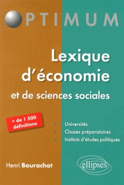 Lexique d'économie et de sciences sociales
