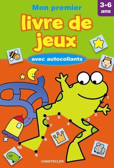 Mon premier livre de jeux avec autocollants (3-6 ans)