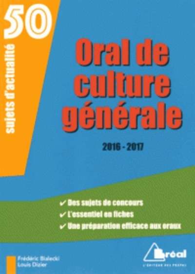 Oral de culture générale