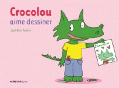 Crocolou aime dessiner