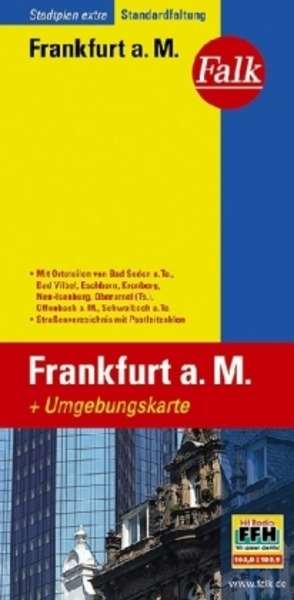 Falk Plan Stadtplan Extra Standardfaltung Frankfurt am Main 1:20 000