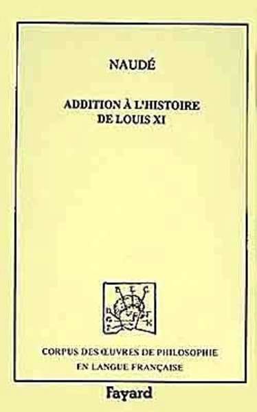 Addition à l'Histoire de Louis XI