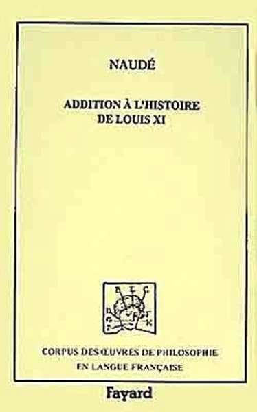 Addition à l'Histoire de Louis XI