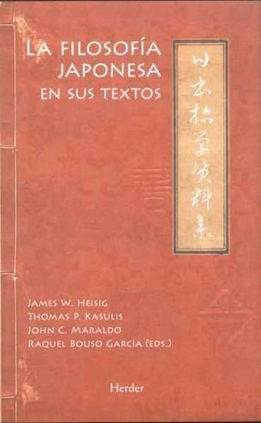 La filosofía japonesa en sus textos