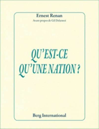 Qu'est-ce qu'une nation ?