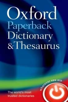 Paperback Dictionary and Thesaurus