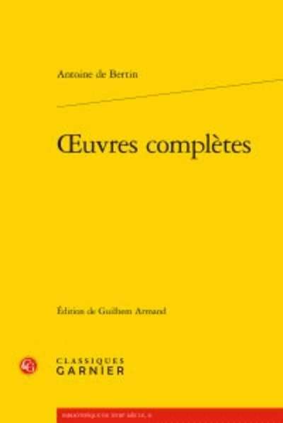 Oeuvres complètes