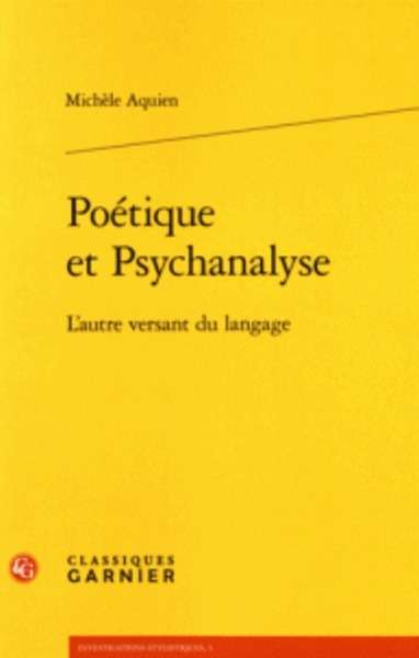 Poétique et Psychanalyse
