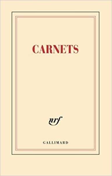 Papeterie Gallimard carnet lingé 11,8 x 18,5cm