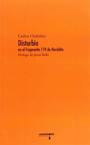 Disturbio en el fragmento 119 de Heráclito