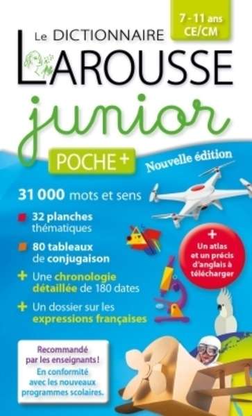 Larousse dictionnaire junior poche plus