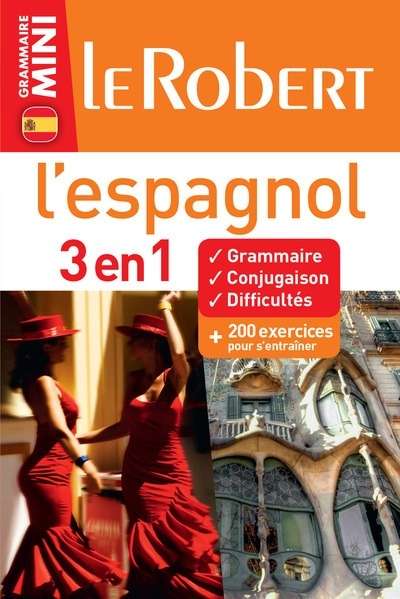 Dictionnaire Le Robert L'espagnol 3 en 1