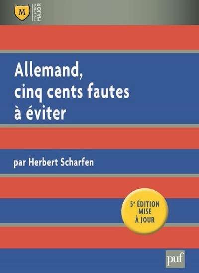 Allemand, cinq cents fautes à éviter