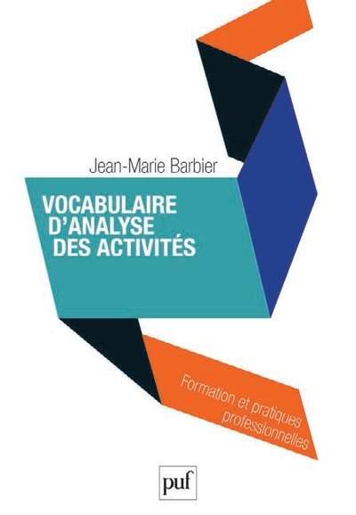 Vocabulaire d'analyse des activités