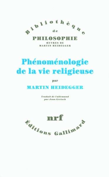 Phénoménologie de la vie religieuse