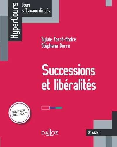 Successions et libéralités