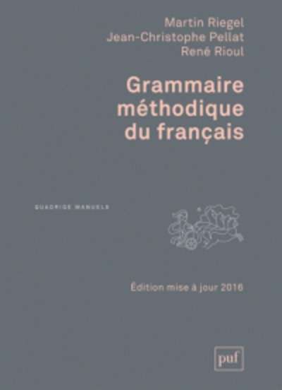 Grammaire méthodique du français