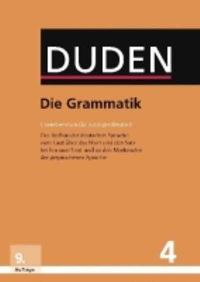 DUDEN Die Grammatik, Band 4