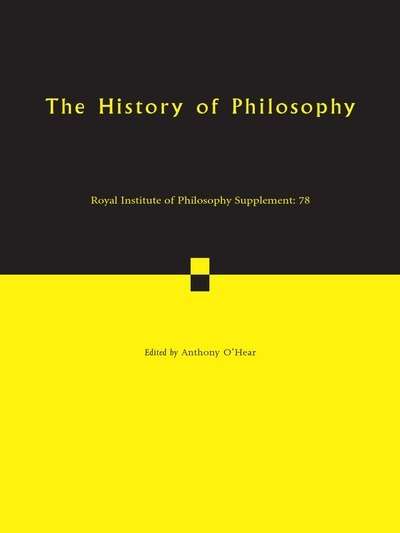 History of Philosophy : Twentieth-Century Perspectives
