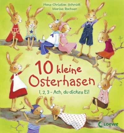 10 kleine Osterhasen