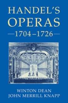 Handel s Operas, 1704-1726