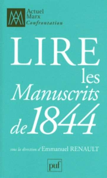 Lire les Manuscrits de 1844