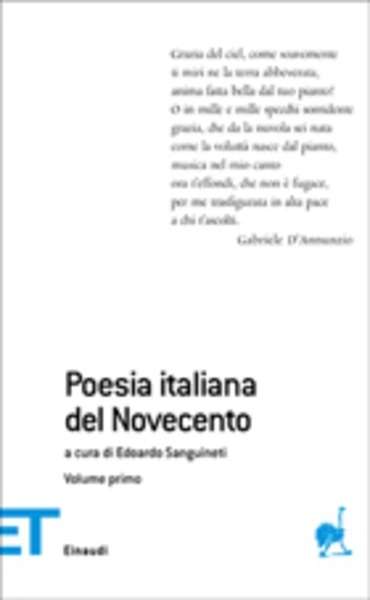 Poesia italiana del Novecento