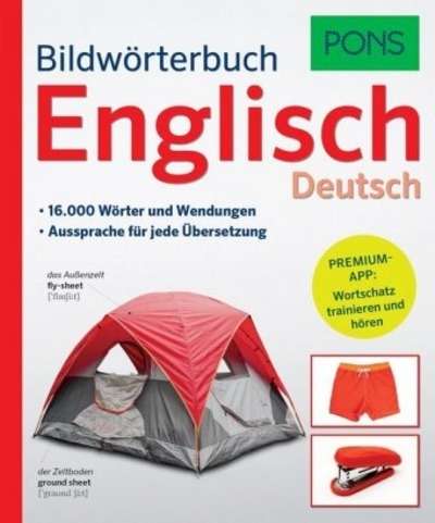 PONS Bildwörterbuch Englisch-Deutsch, m. Online-Zugang